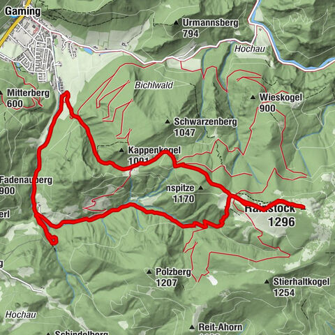 Gföhler Alm - Rainstock - Schleierfall