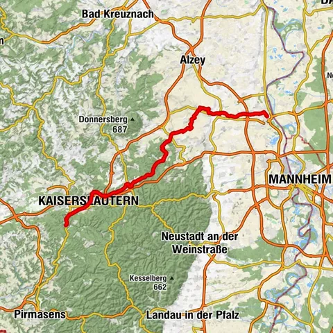 Jakobsweg Rheinhessen Palatinate "Monastery Route Worms-Metz Southern Link"