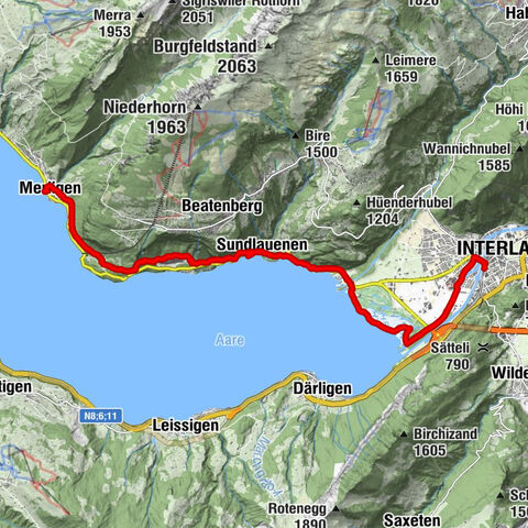 Pilgerweg Interlaken - Merligen