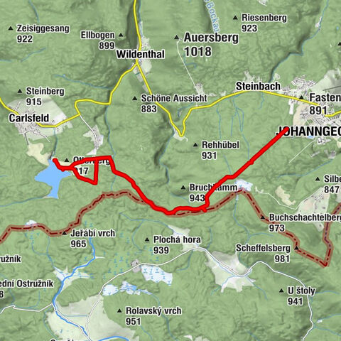 Johanngeorgenstadt - Talsperre Carlsfeld