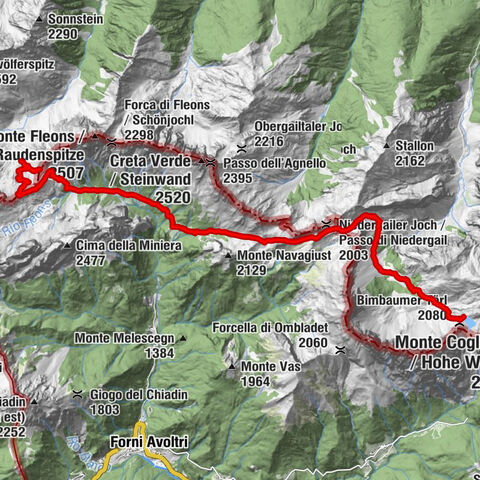 Karnischer Höhenweg – Etappe 4: Hochweißsteinhaus – Wolayersee Hütte