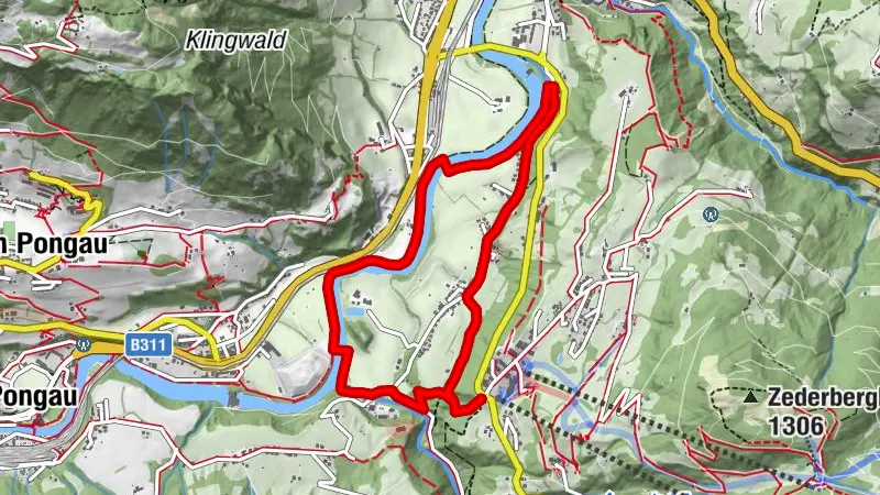 Trailrunning Alpendorf - medium route