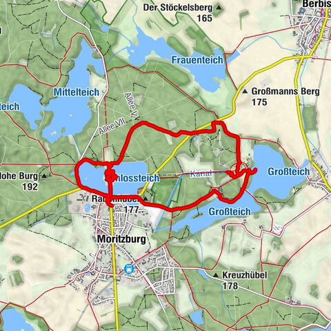 Schloß Moritzburg-Fasanenschlößchen-Leuchtturm