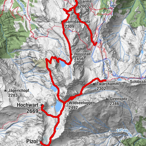 Summit quartet at Pizol