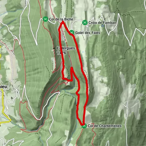 Hiking in Bugey: Crêtes de Sur Lyand