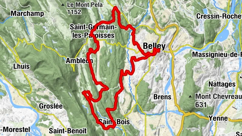6-red MTB trail - Les Enfants du Marais - Espace FFC Ain Forestière