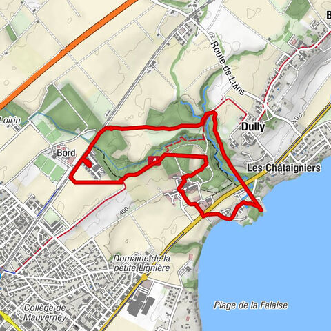 Bois de la Lignière et plage de Dully