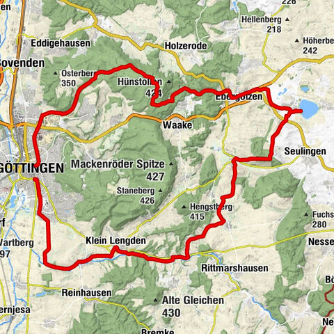 From Göttingen to Seeburger See and through the Weißwassertal