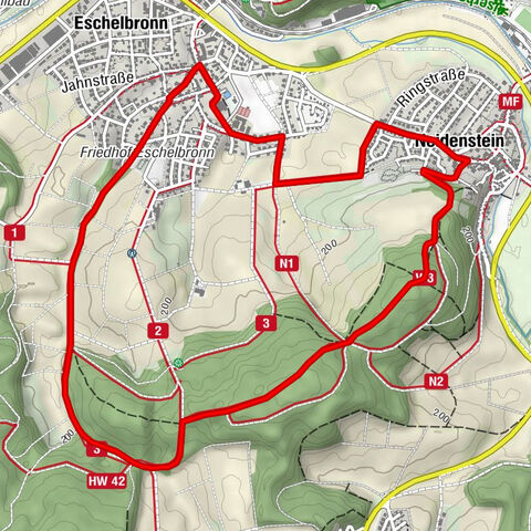 Vespertour Weingut Uhler & Blank, Eschelbronn - Spaziergang