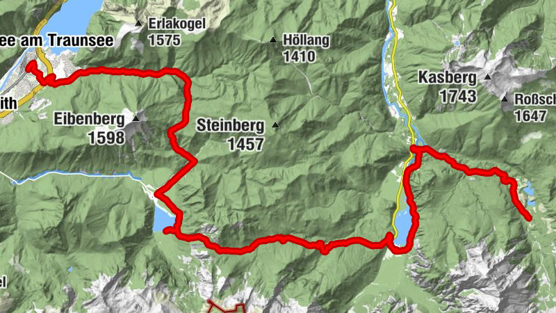 04 Voralpenweg, Etappe 15: Almtaler Haus - Ebensee