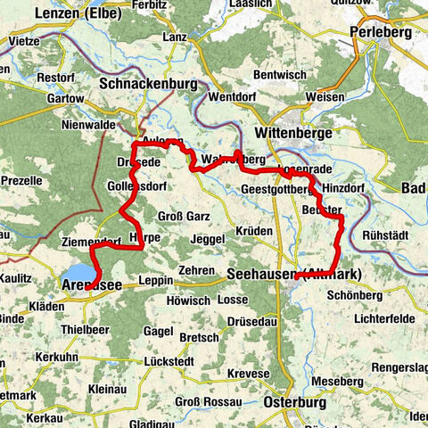 Altmark round route: From Arendsee to the Hanseatic city of Seehausen