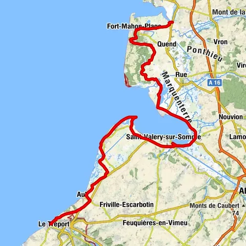 La Vélomaritime® - EuroVelo4 - From Fort Mahon to Mers les Bains