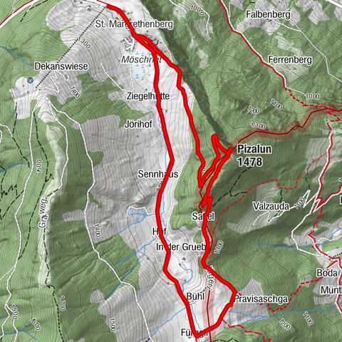 Pizalun circular route