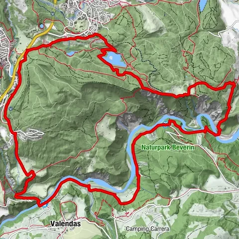 Circular route: Lake Cauma - Rhine Gorge "Swiss Grand Canyon"