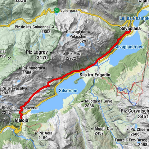 87 Via Engiadina: Stage 1 Maloja-Silvaplana