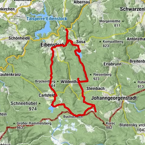 All or nothing - the full load of the Ore Mountains