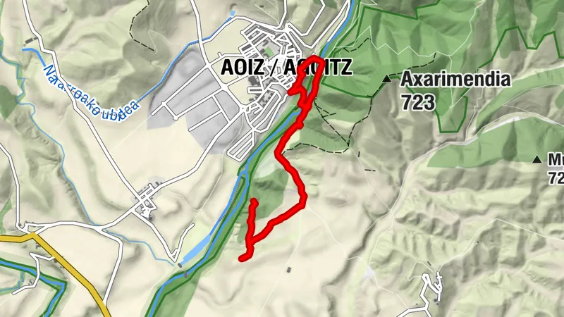 Navarra - Río Irati-Ermita de San Román. Aoiz