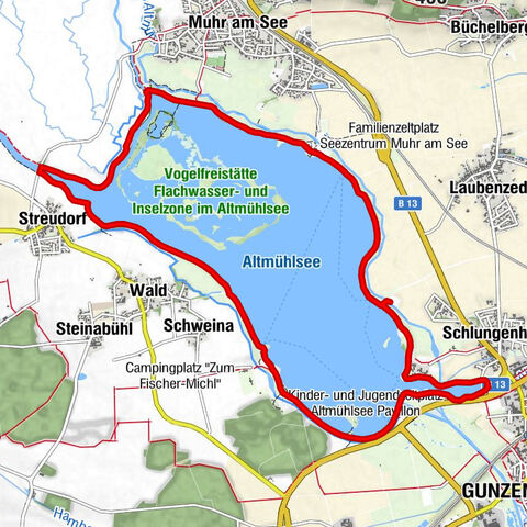 Rundweg Altmühlsee