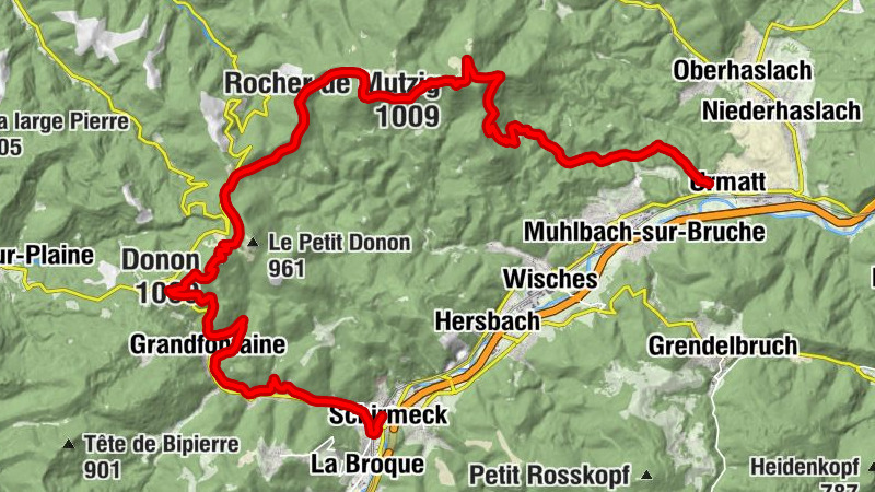 Crossing the Vosges Mountains - Stage 8 - Urmatt - Schirmeck
