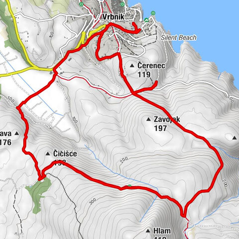 Vrbnik Panorama Rundweg