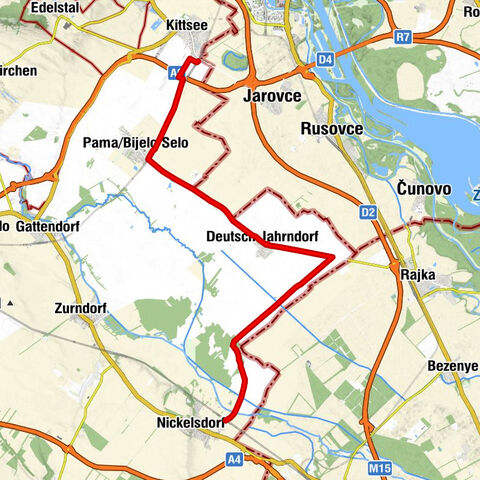 07 Grenzlandweg, 23. Etappe: Kittsee - Nickelsdorf