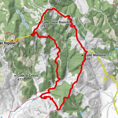 La Rogaia (Tour Umbria 5 - Ostteil)- Colle Montorio - Colle Sassi Bianchi