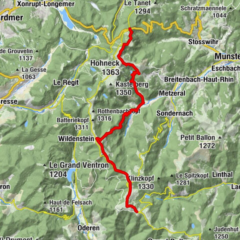 Crossing the Vosges Mountains - Stage 15 - Col de la Schlucht - Le Markstein