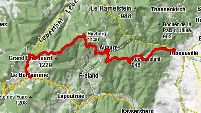 Crossing of the Vosges Massif - Stage 13 - Ribeauvillé - Le Bonhomme
