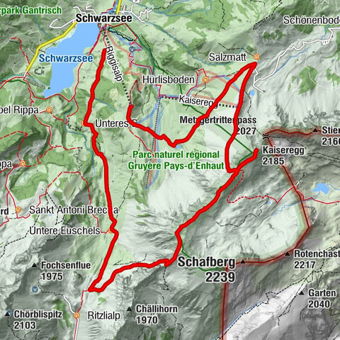 Riggisalp  - Kaiseregg - Schwarzsee???
