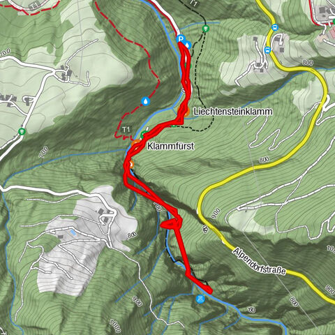 Liechtensteinklamm mit Helix