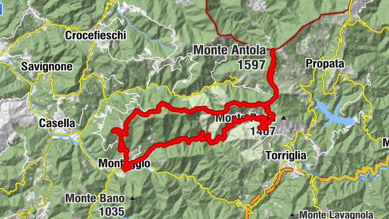 Monte Antola - Costa Gallina (Montoggio)
