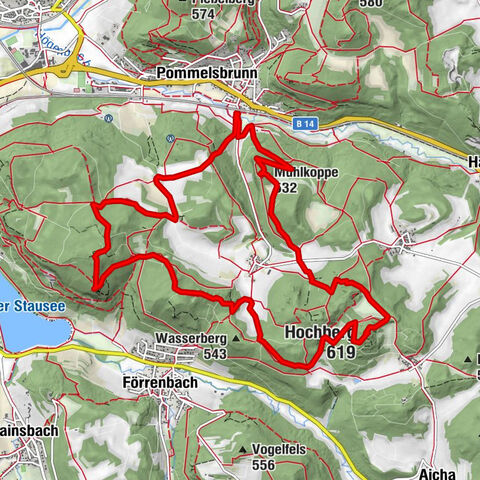 1000 Höhenmeter Pommelsbrunn Südkette