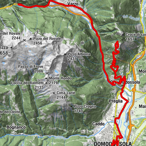 Iselle - Colmine di Crevola - Domodossola