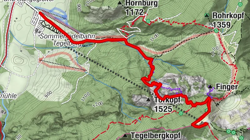 Yellow Wall Trail, Tegelberg (A)