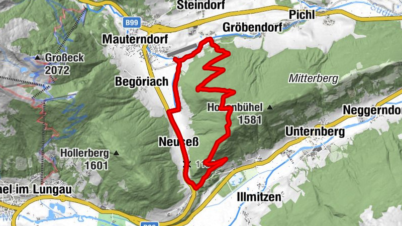 Unternberg im Lungau: Moosham-Tour