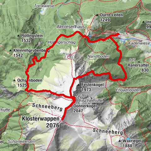 SCHNEEBERG Losenheim Nandlgrat Klosterwappen Fadenweg 28.09.2017