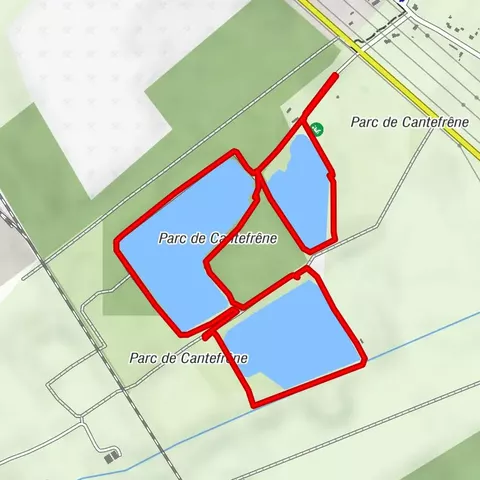 Balade à roulettes : Le parc de Cantefrêne - Impraticable
