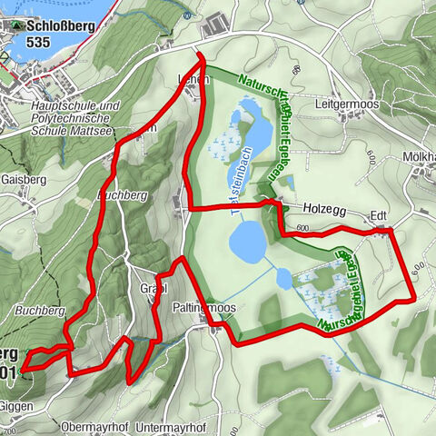 Wanderung Buchberg - Egelseen