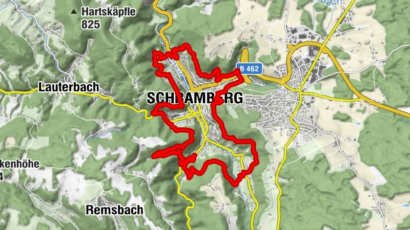 Circular route around Schramberg-Talstadt