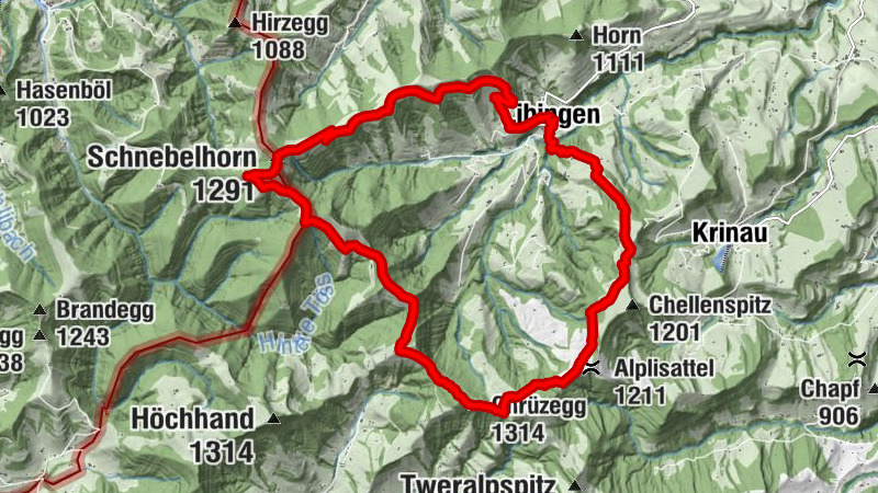 Hike from Libingen from alpine inn to alpine inn