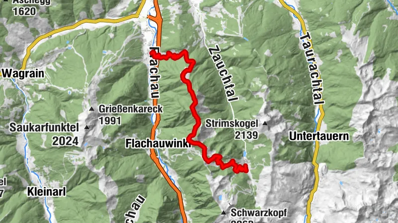 Almenweg stage 17 - Flachau - Zauchensee