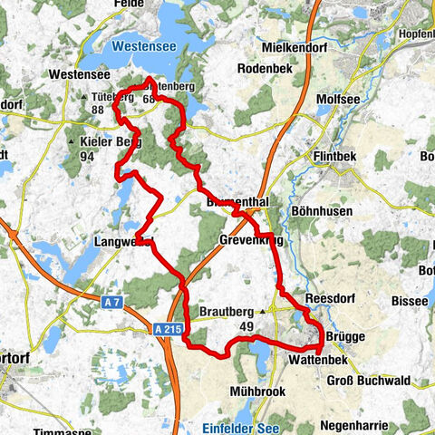 220501_Auf zum Westensee über Enkendorf/ Brunsrade