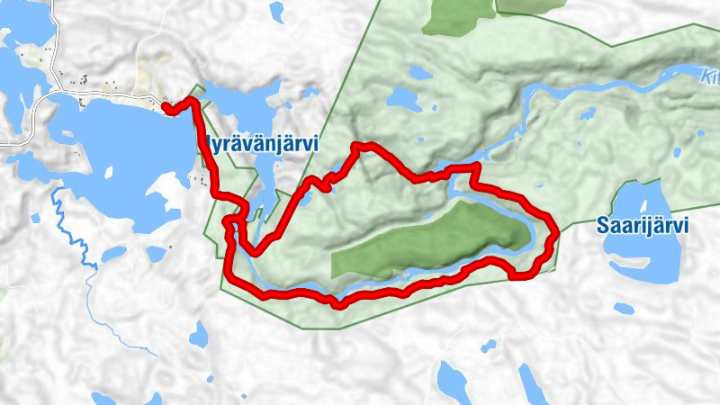 Pieni Karhunkierros Trail 12 km, Oulanka National Park