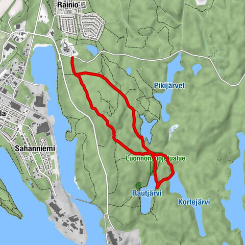 Sataoja nature trail, Heinola