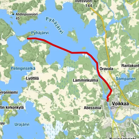 Melontareitti Hiidensaari-Virtakivi