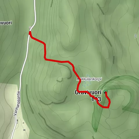 Oravivuori Nature Trail and Triangulation Tower, Korpilahti