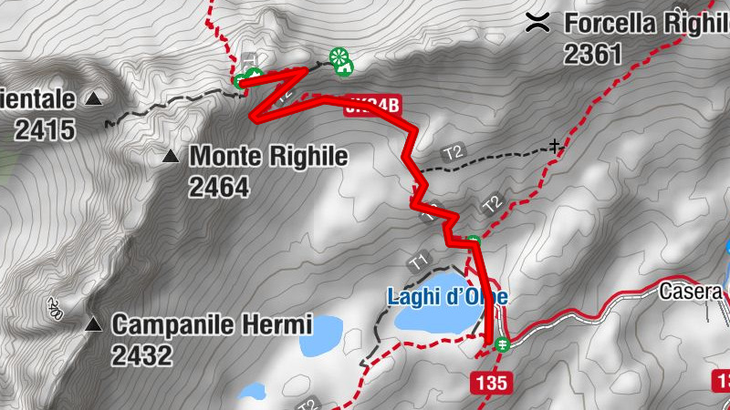 28 PASSO DEL MULO from Laghi d'Olbe - Sappada