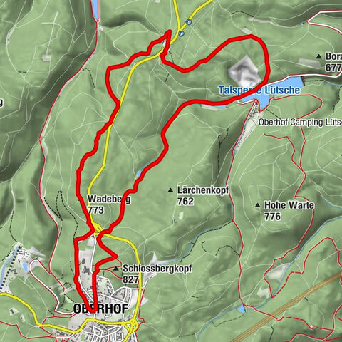 Circular hike to Lütschetalsperre