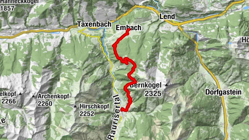 HOHE TAUERN PANORAMA TRAIL | ET14: Alternative route Grubereck | Embach-Rauris