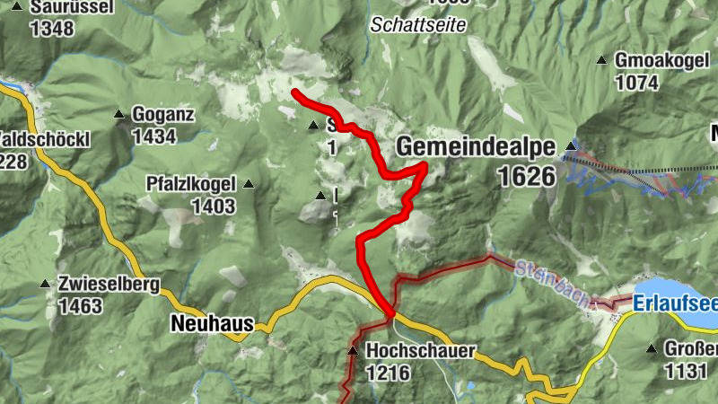 Vom Zellerrain auf die Feldwiesalm